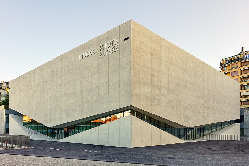 Le nouveau bâtiment abritant le Mudac et le Musée Photo Élysée à Lausanne